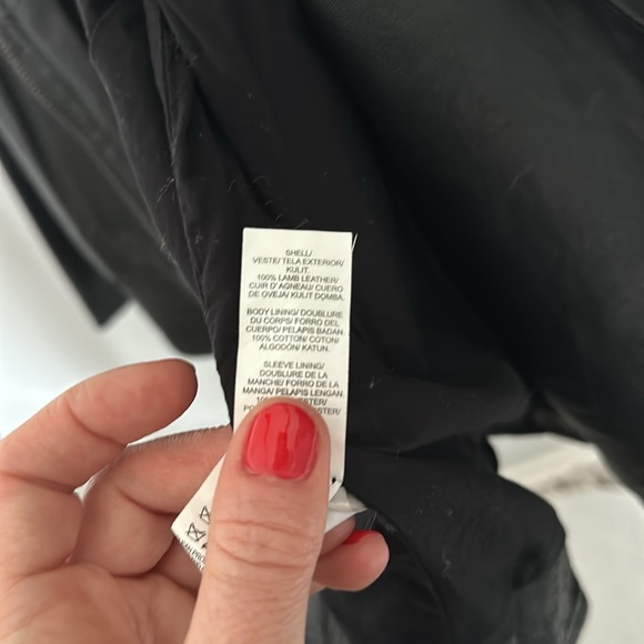 Lucky Brand Women’s Lamb Leather Jacket XL - Picture 3 of 3